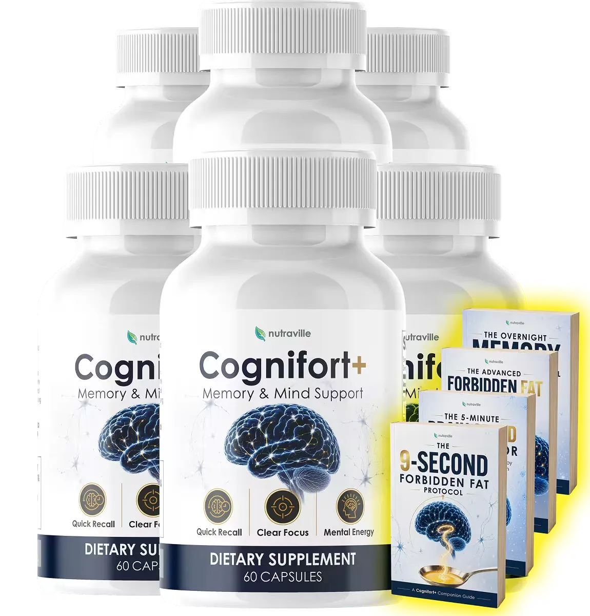 Cognifort+ 6 bottle package with bonuses